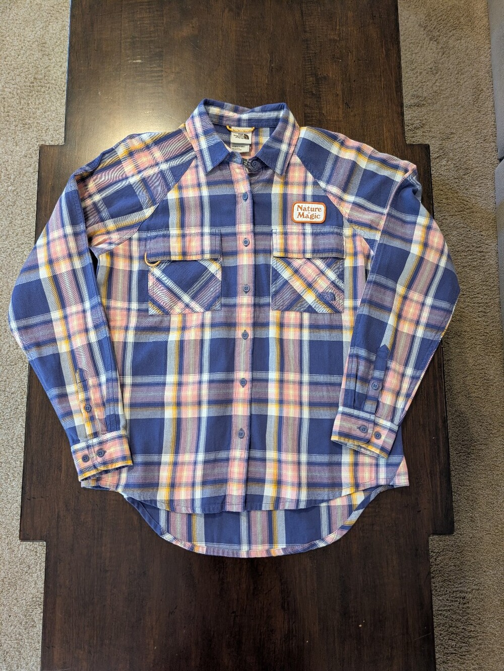 North Face Set Up Flannel "Nature Is Magic"